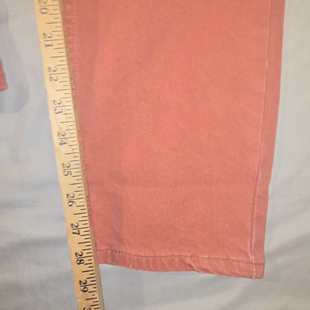 Levi's 511 Slim Jeans 30x30 Mens Salmon Pink Stretch Denim Pants - Picture 4 of 7